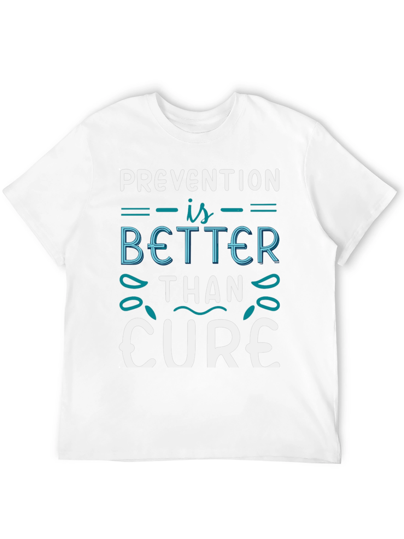 Black Prevention is Better Than Cure T-Shirt view 12