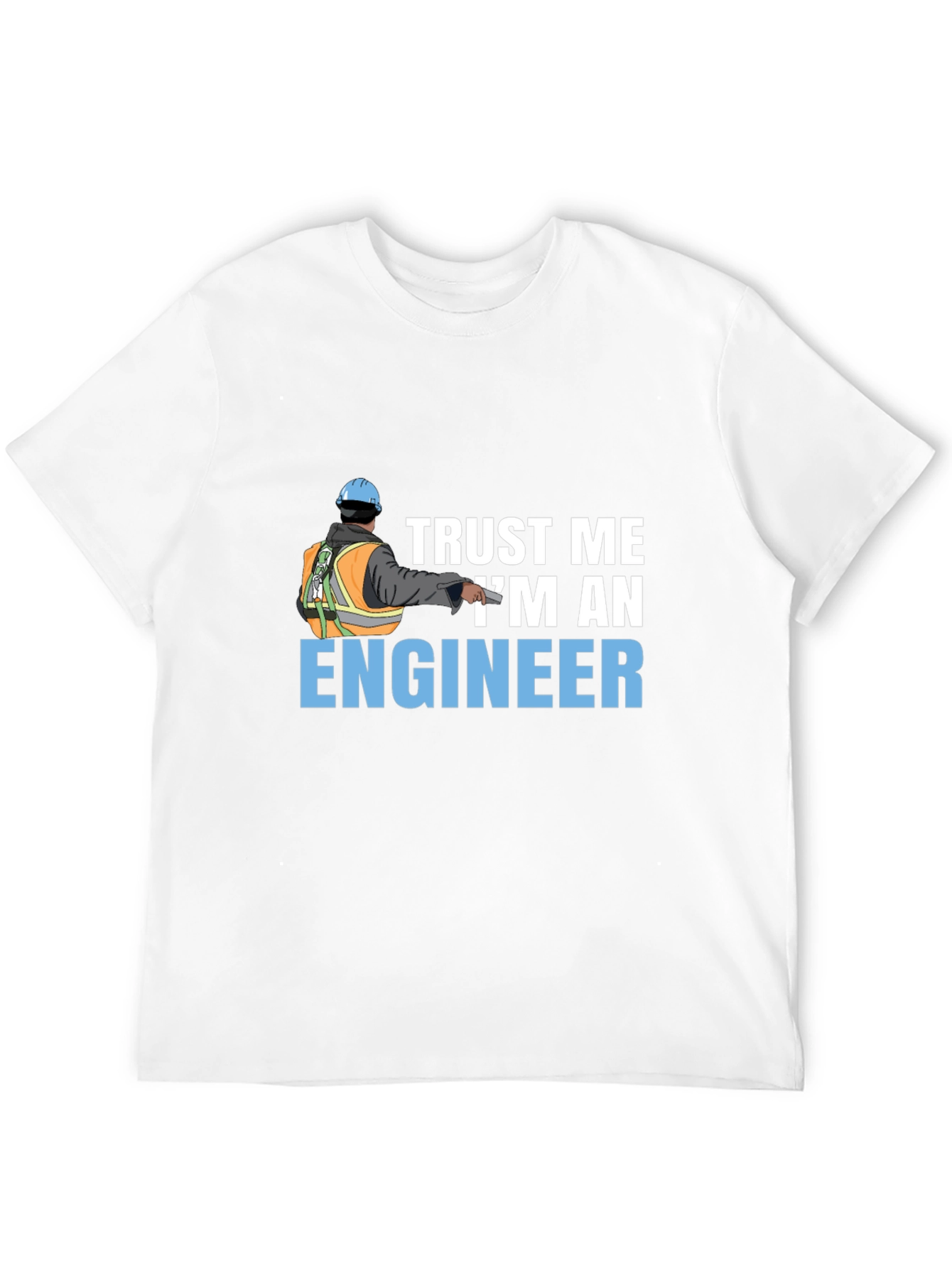 Black Trust Me I'm An Engineer Black T-Shirt view 12