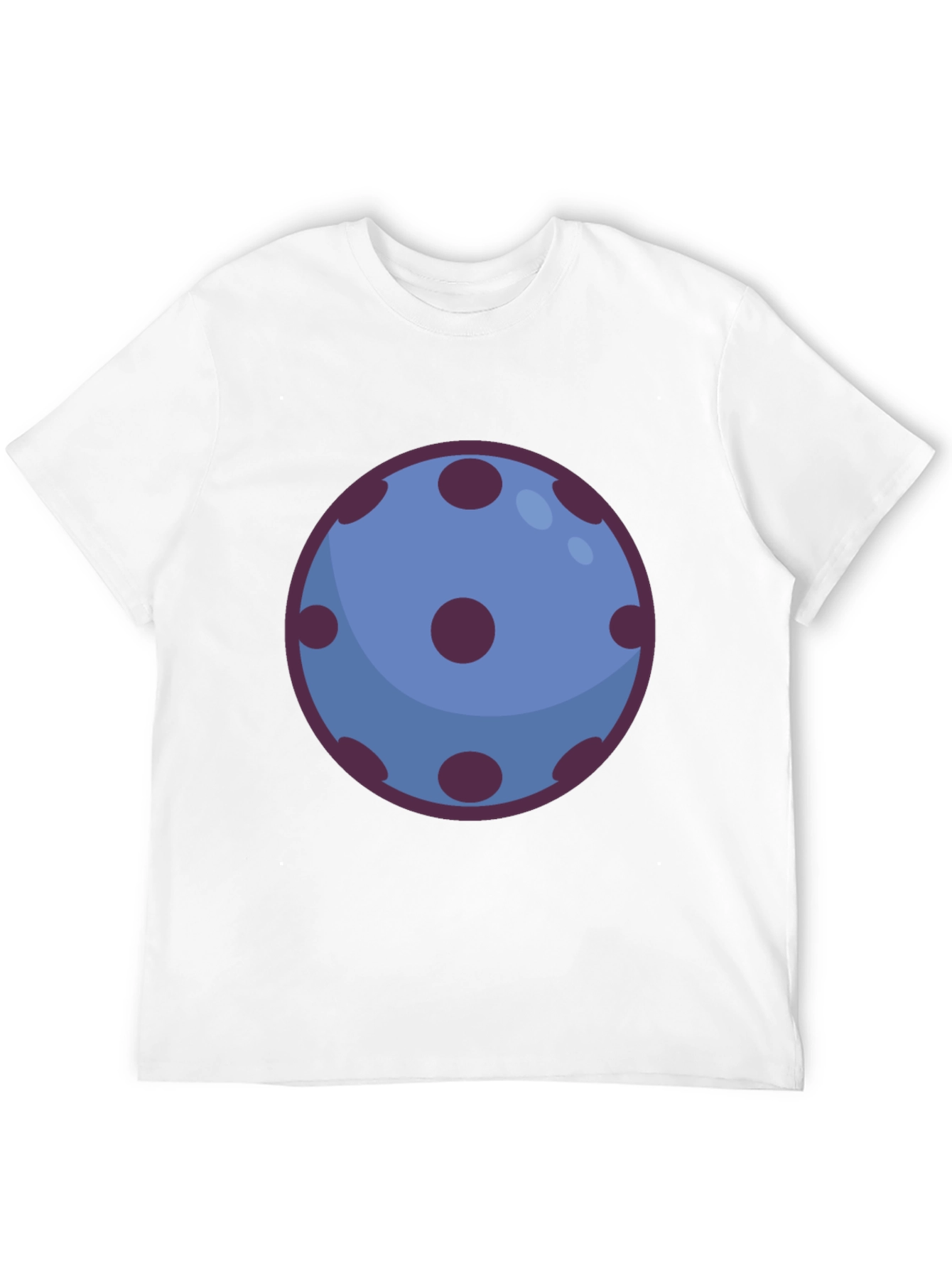 Black Abstract Polka Dot Orb Graphic Tee - Unisex Casual Top view 12