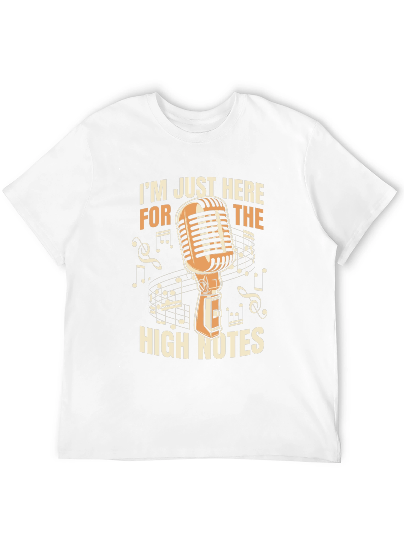 Black I'm Just Here for the High Notes T-Shirt view 12