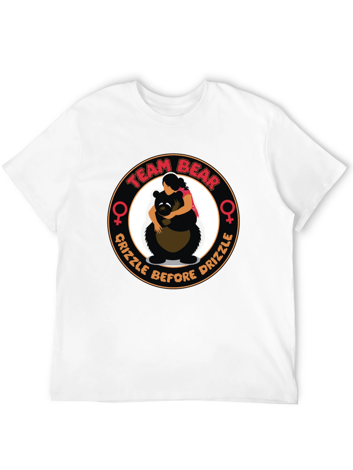 Black Team Bear T-Shirt - Grizzle Before Drizzle view 12
