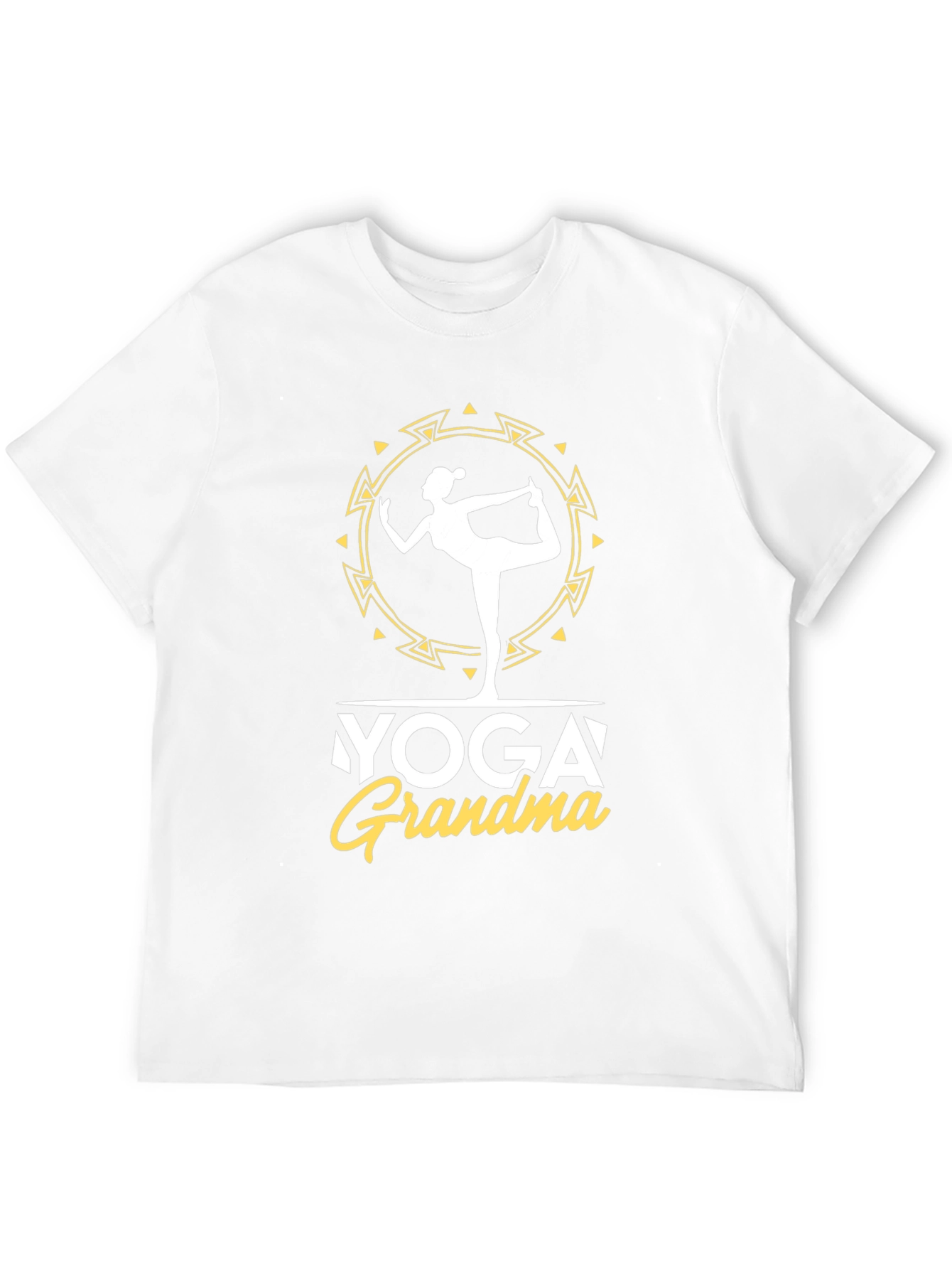 Black Yoga Grandma T-Shirt - Zen Lifestyle view 12