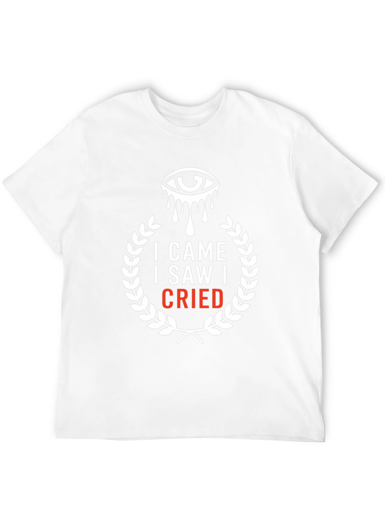 Black I Came I Saw I Cried Graphic Tee view 12