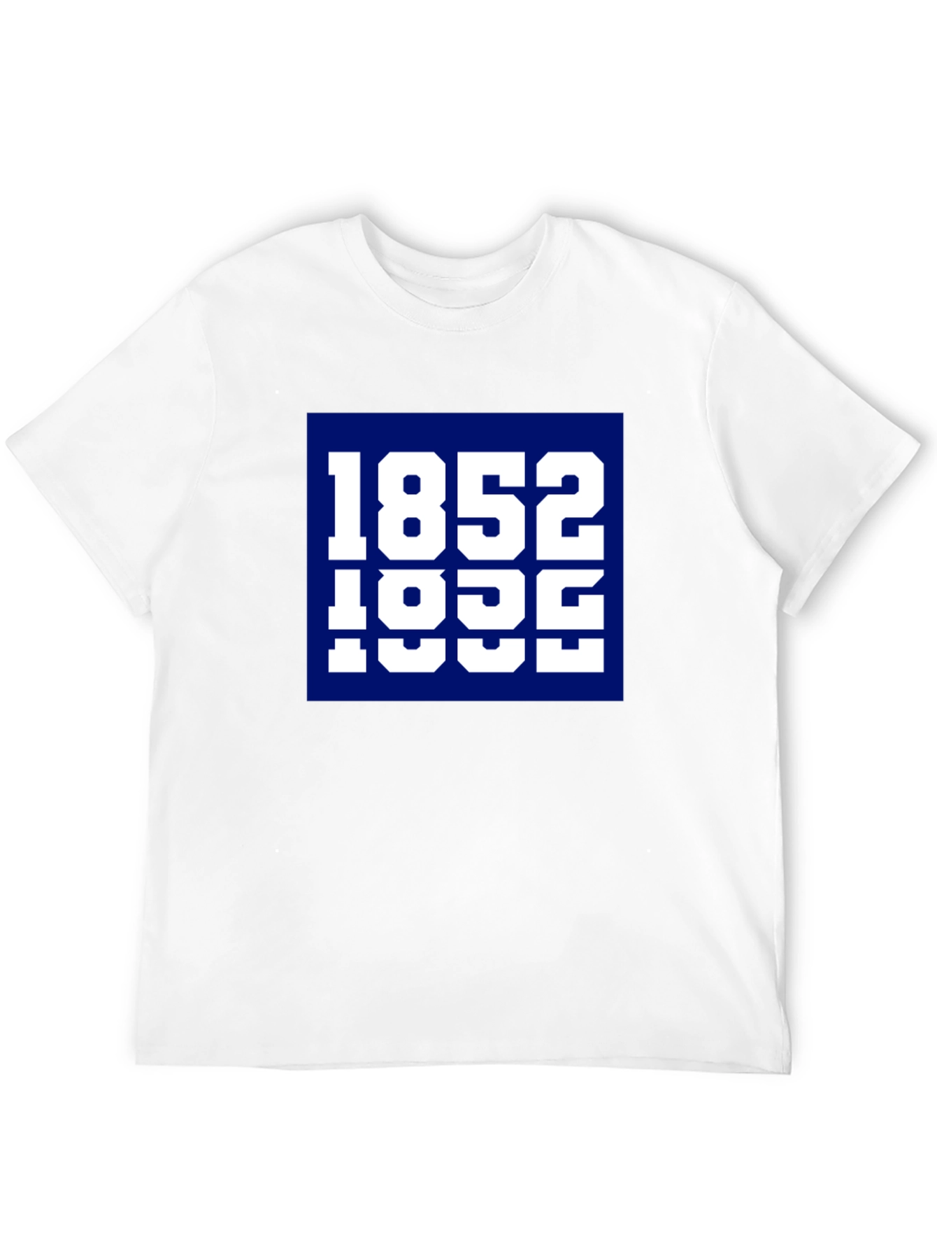 Black 1852 Tee - Retro Collegiate Style T-Shirt view 12