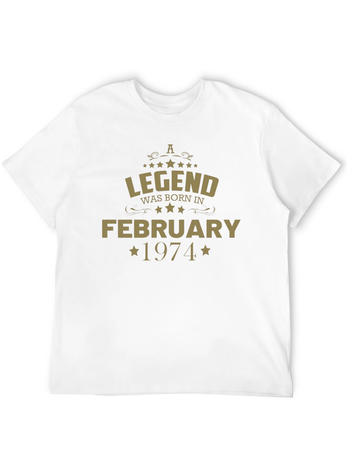 Black Legend Born in February 1974 T-Shirt view 12