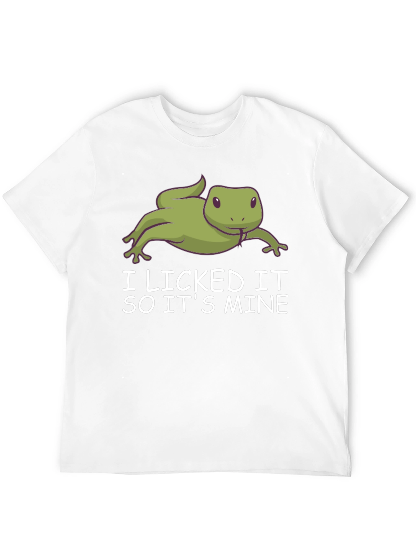 Black I Licked It So It's Mine T-Shirt view 12