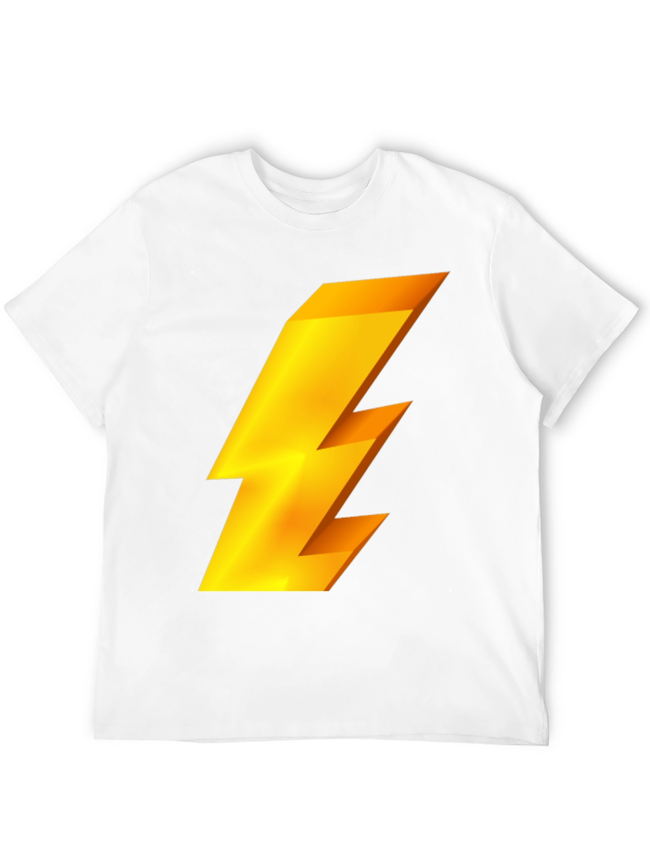 Black Lightning Bolt Graphic Tee - Black view 12