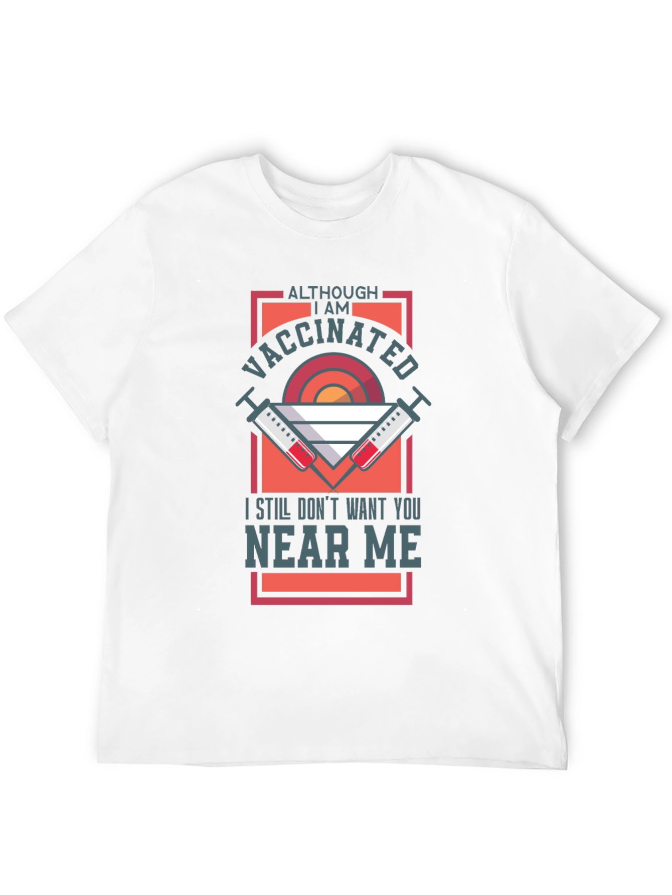 Black Vaccinated Graphic Tee - Stay Away T-Shirt view 12