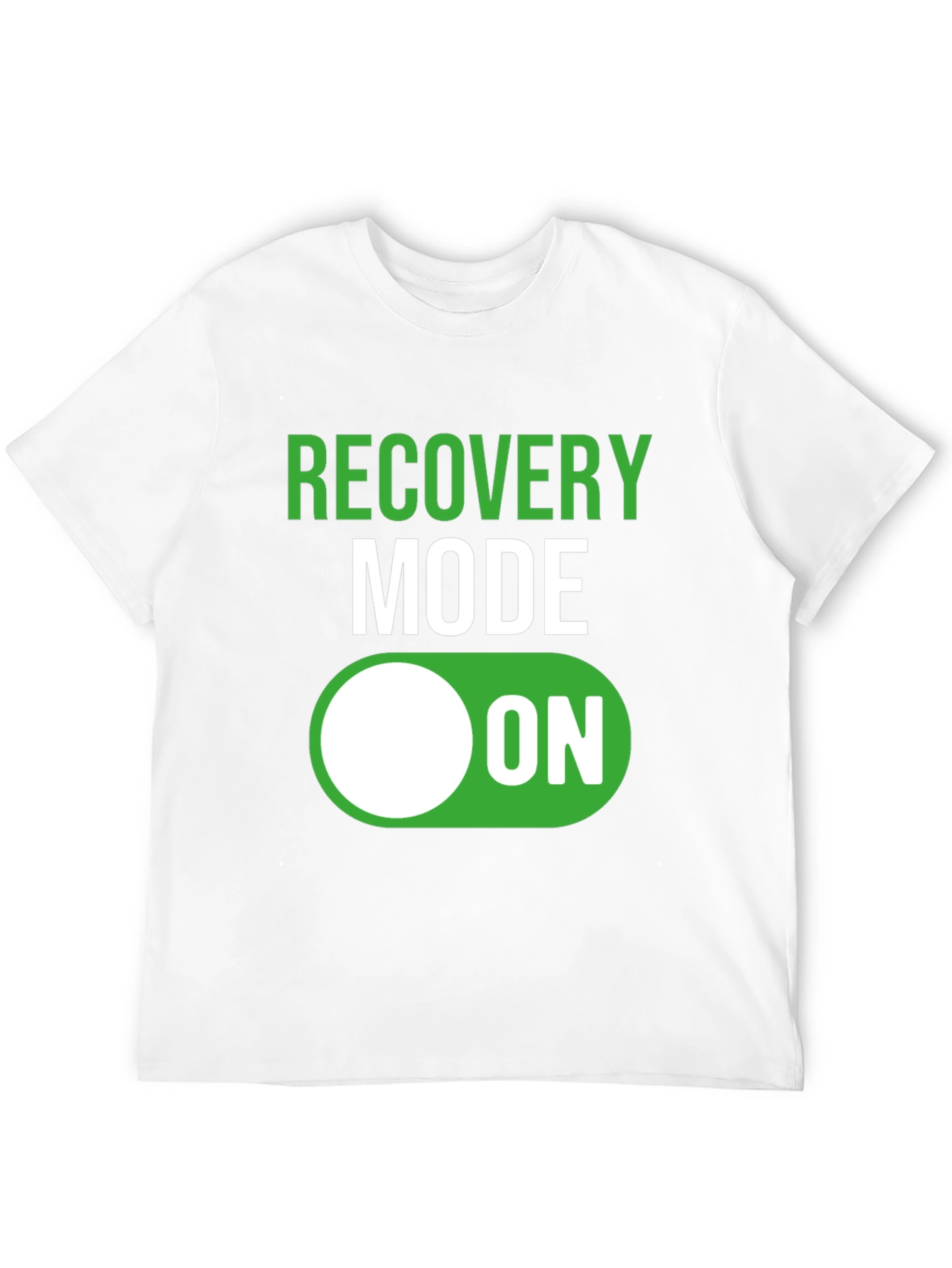 Black Recovery Mode ON T-Shirt - Funny Get Well Gift view 12
