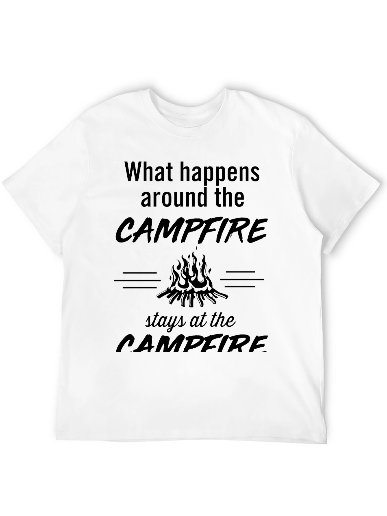 Campfire Secrets T-Shirt - Stay Cozy & Confidential - 12