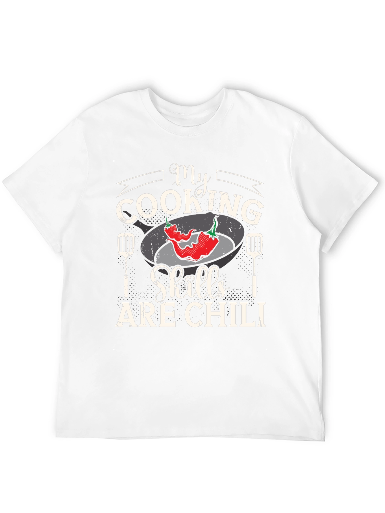 Funny Chili Pepper Cooking Skills T-Shirt - 12