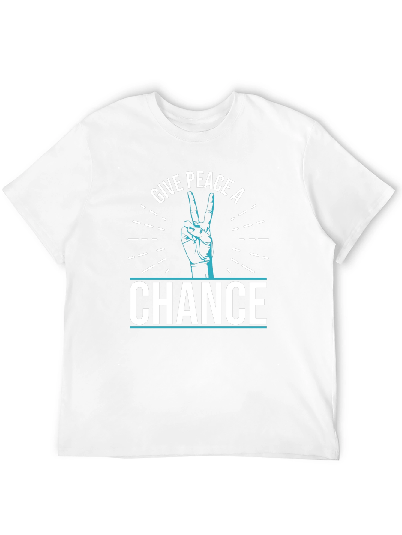 Black Give Peace A Chance T-Shirt - Stylish Graphic Tee view 12