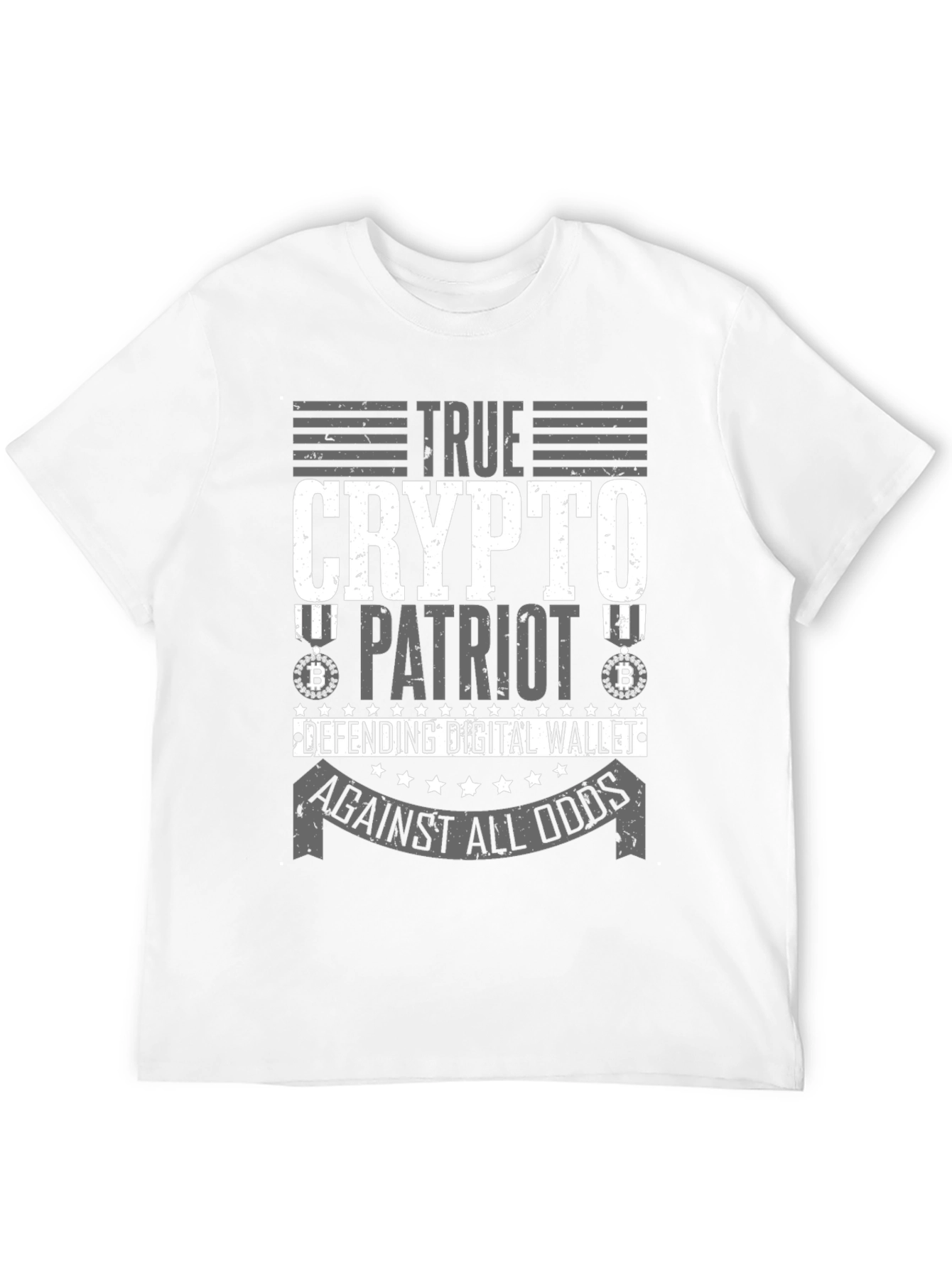 Black True Crypto Patriot Graphic Tee view 12