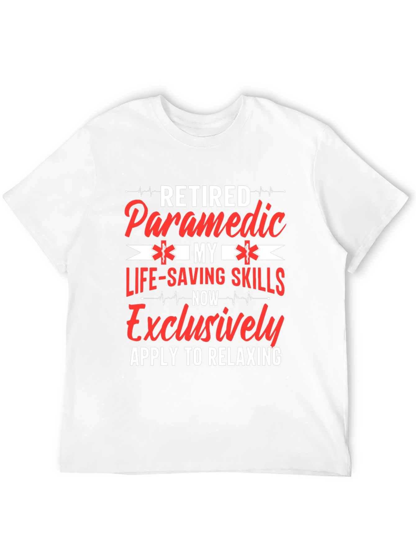 Black Retired Paramedic Graphic T-Shirt view 12