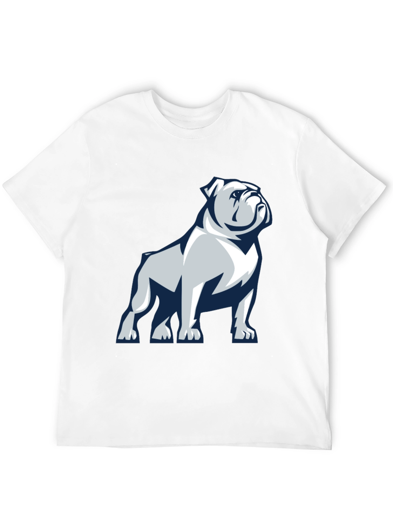 Black Bulldog Graphic Print T-Shirt view 12