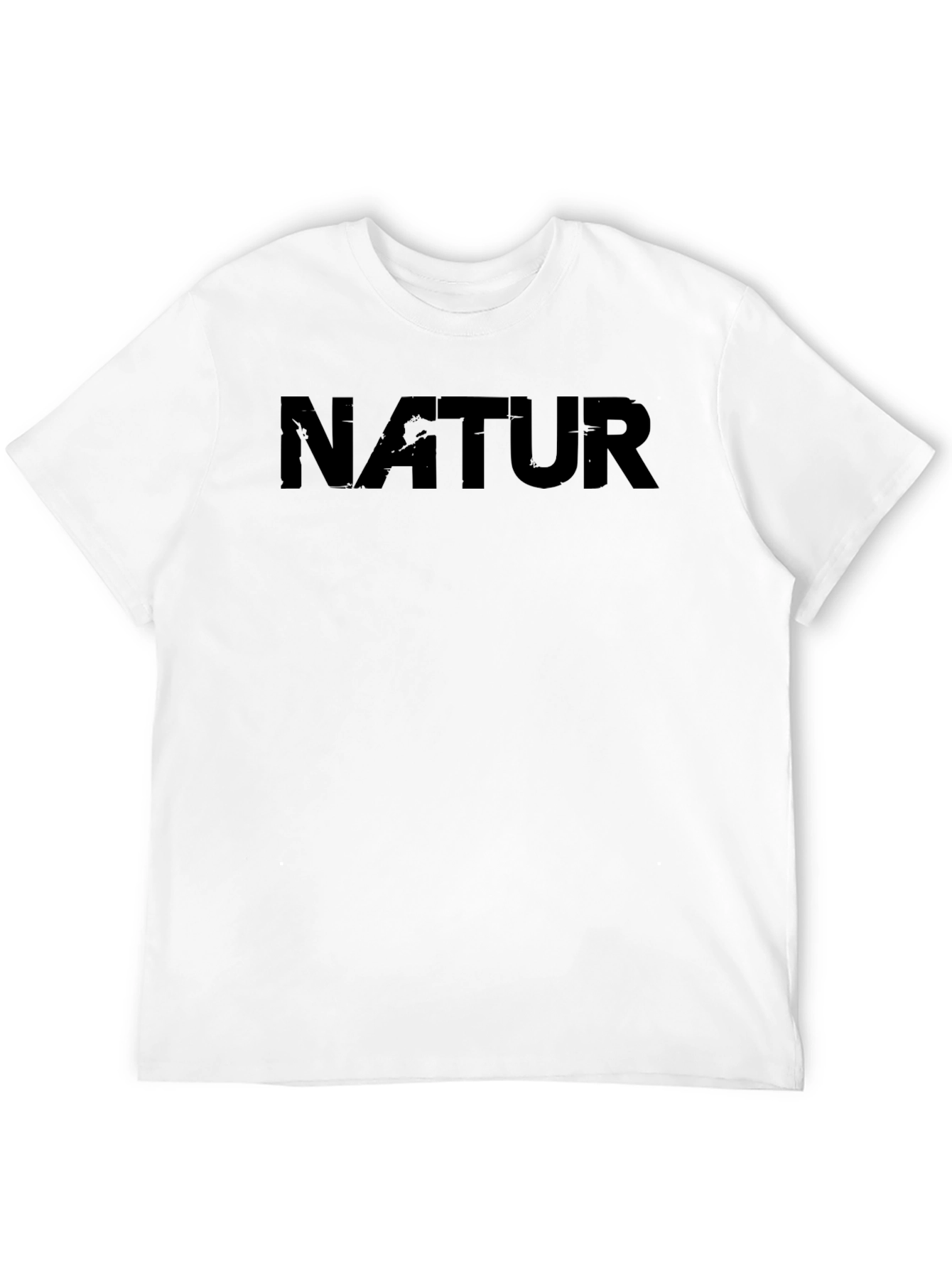 Black Natur Graphic Black T-Shirt Casual Wear view 12