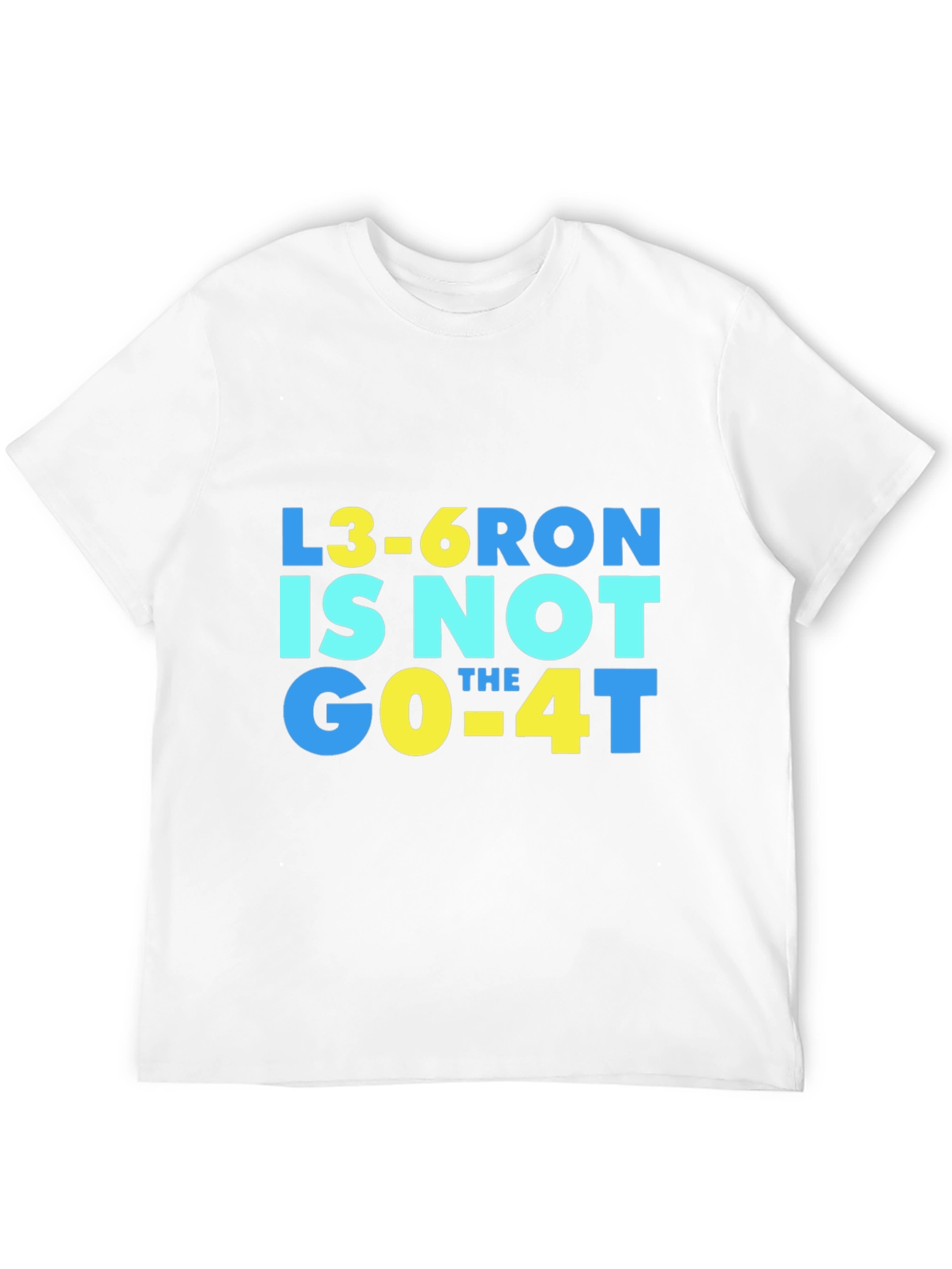 Black L3-6RON IS NOT the GO-4T T-Shirt view 12