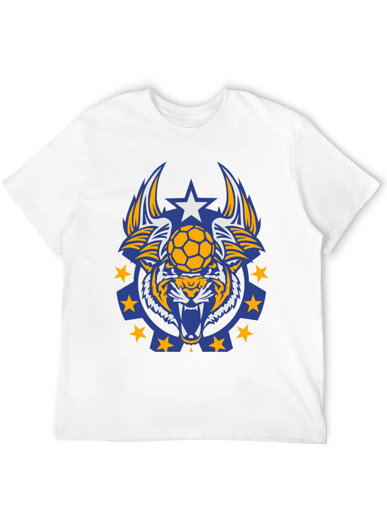 Black Tiger Soccer Graphic Tee - Black view 12