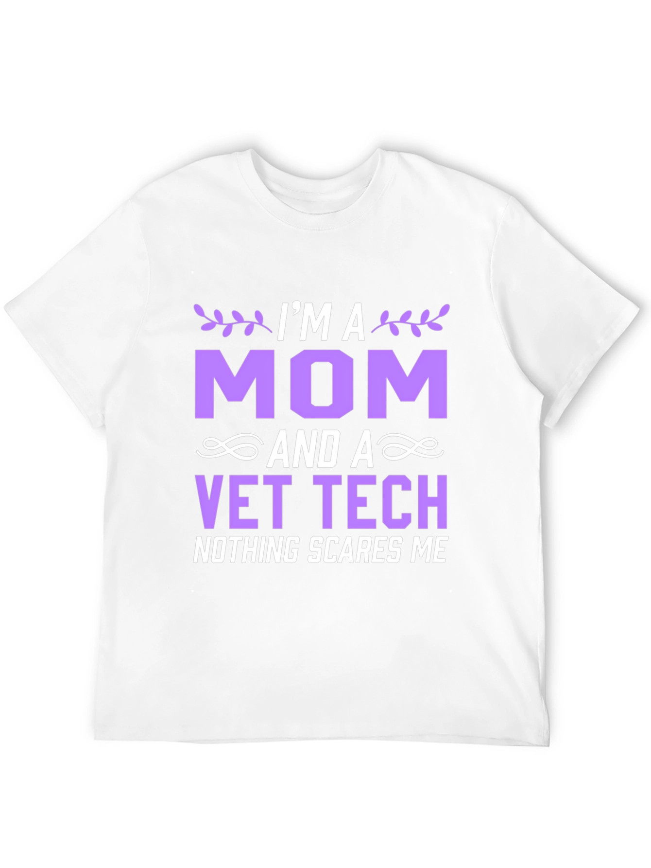 Black I'm A Mom And A Vet Tech T-Shirt view 12