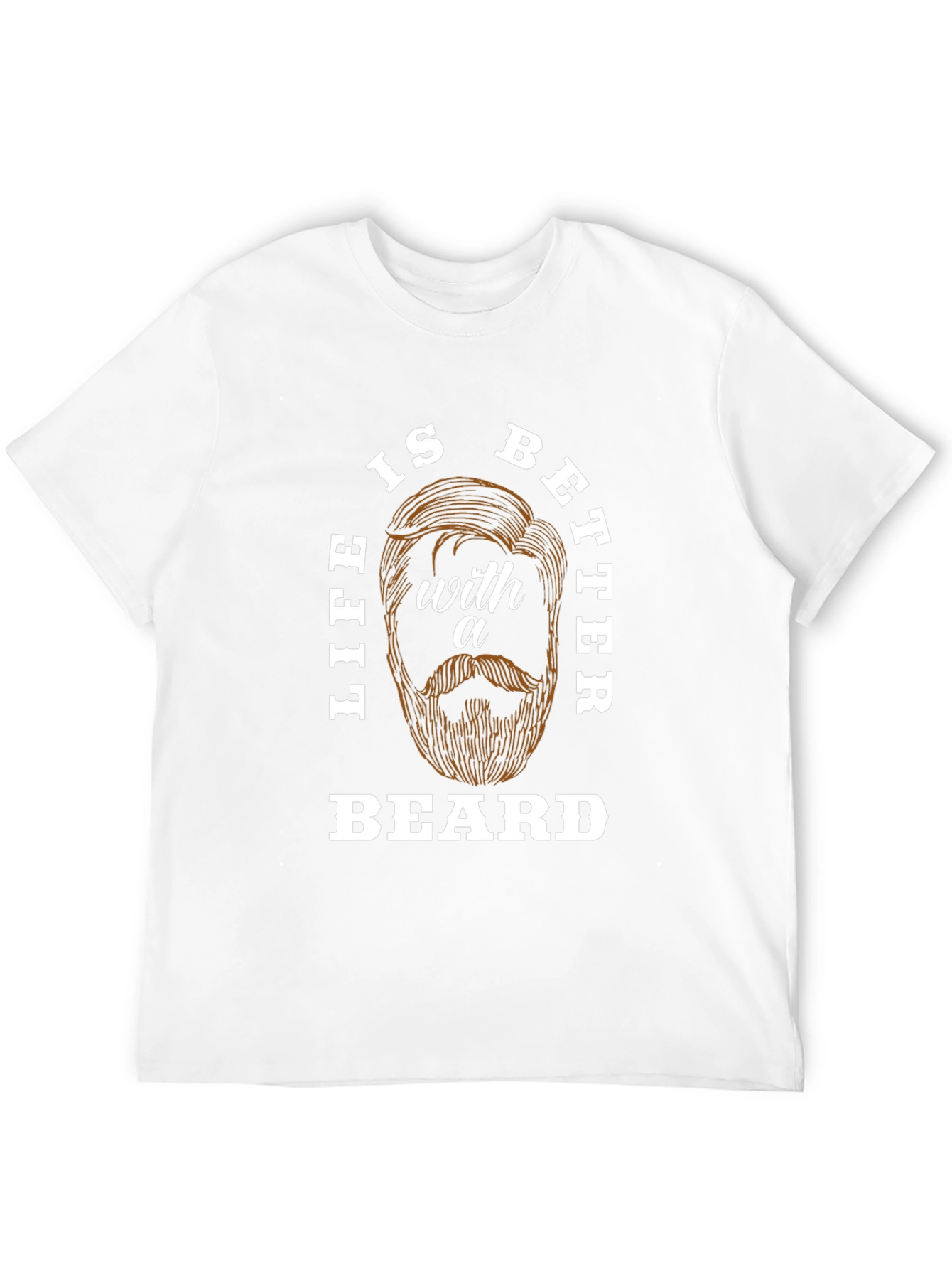 Black Life is Better With a Beard Graphic Tee view 12