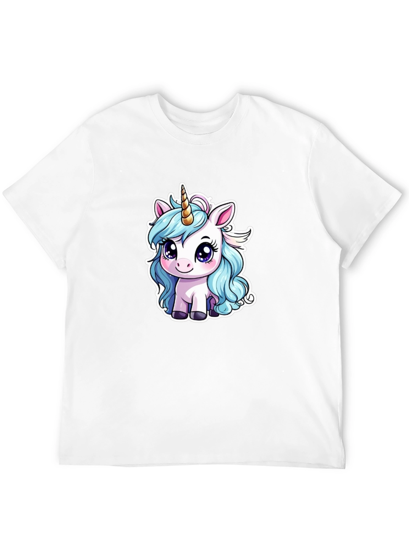 Black Unicorn Graphic Tee - Cute Cartoon Design view 12