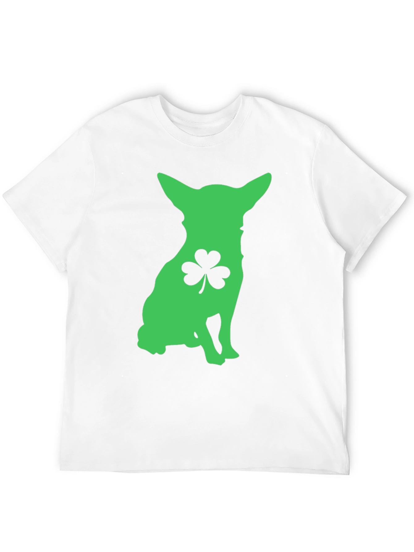 Black St. Patrick's Day Dog T-Shirt view 12