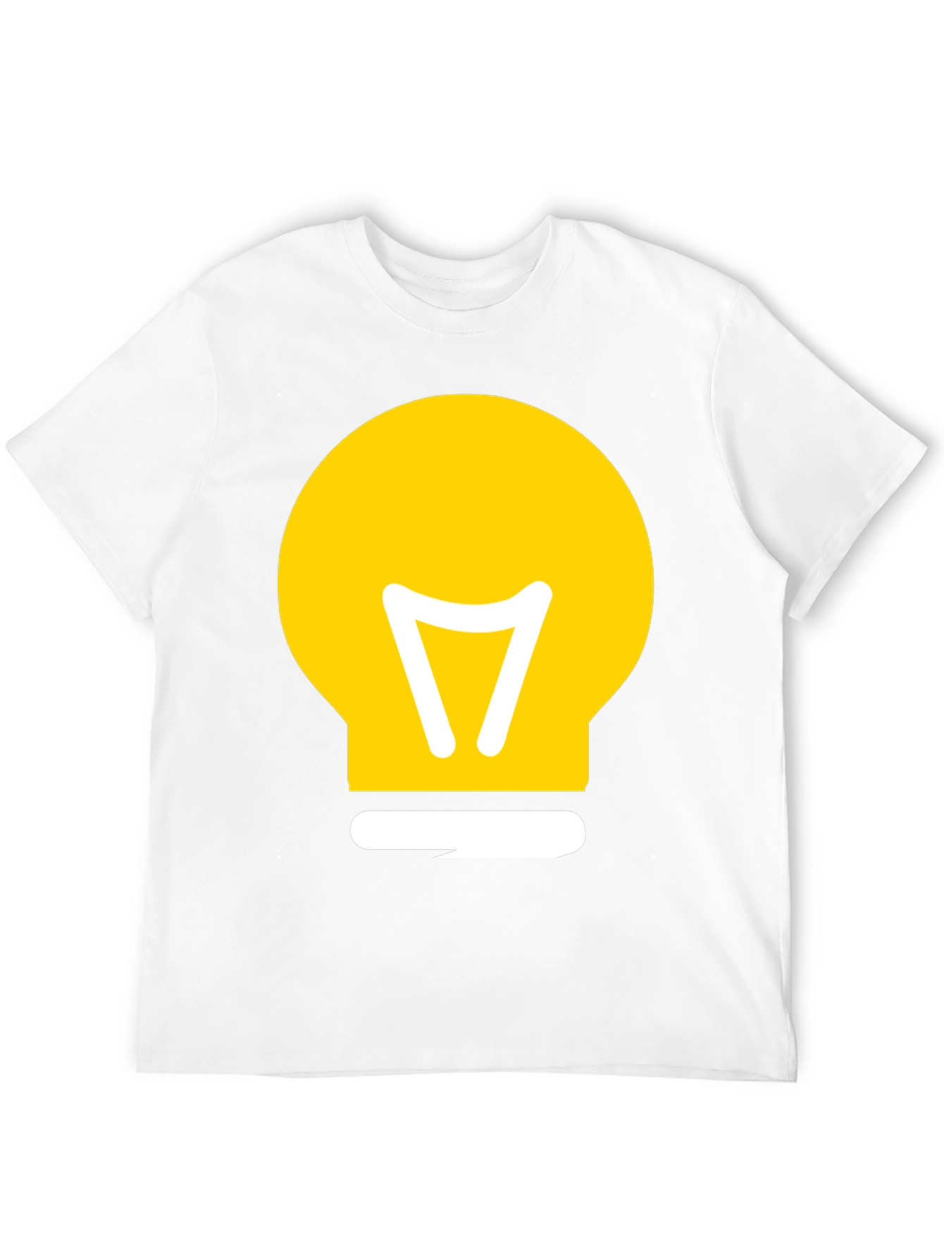 Black Idea Bulb Graphic T-Shirt - Black Cotton Tee view 12