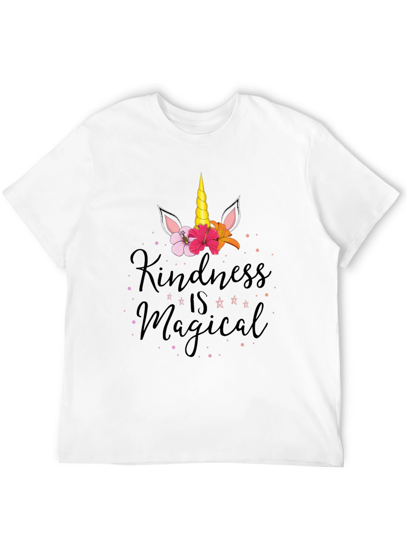 Black Kindness is Magical Unicorn T-Shirt view 12