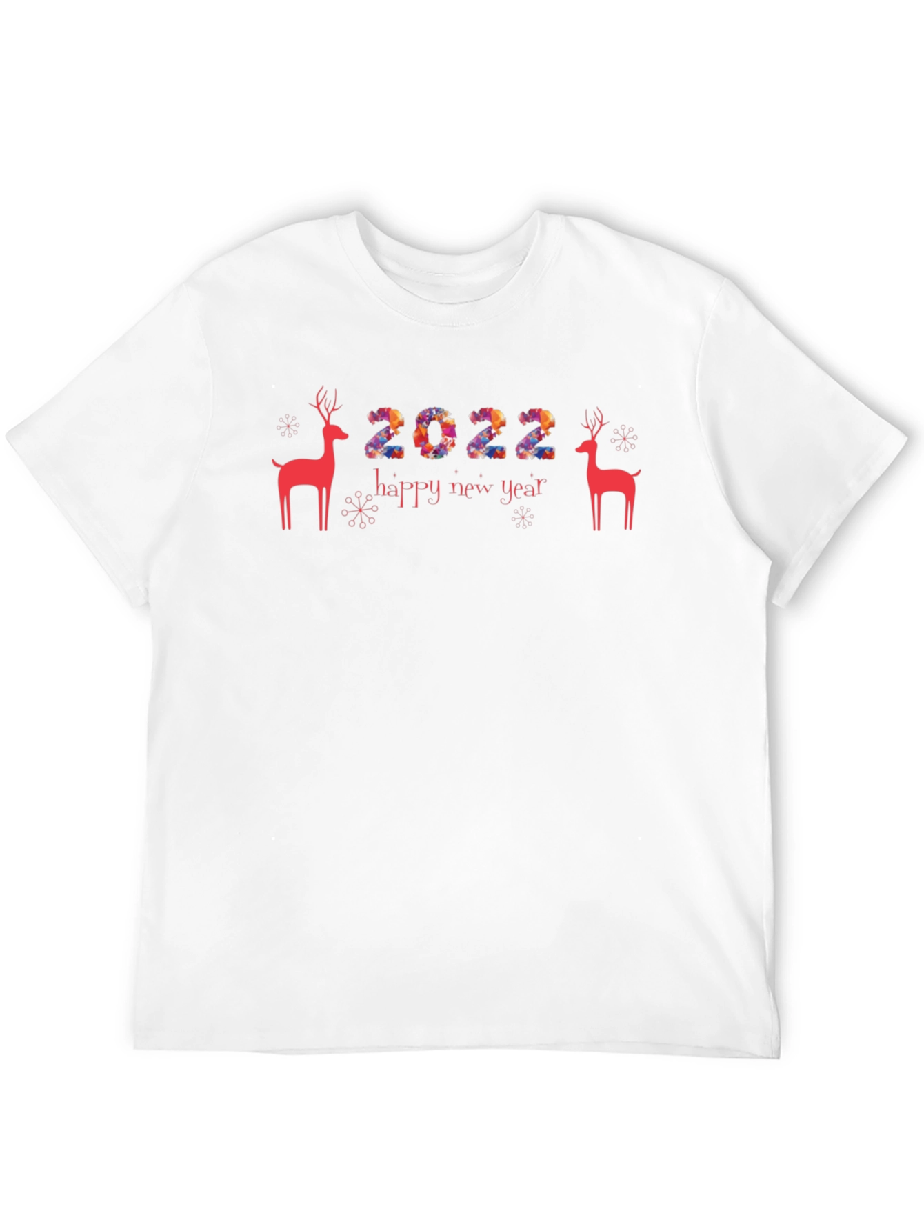 Black Festive 2022 Happy New Year Graphic Tee view 12