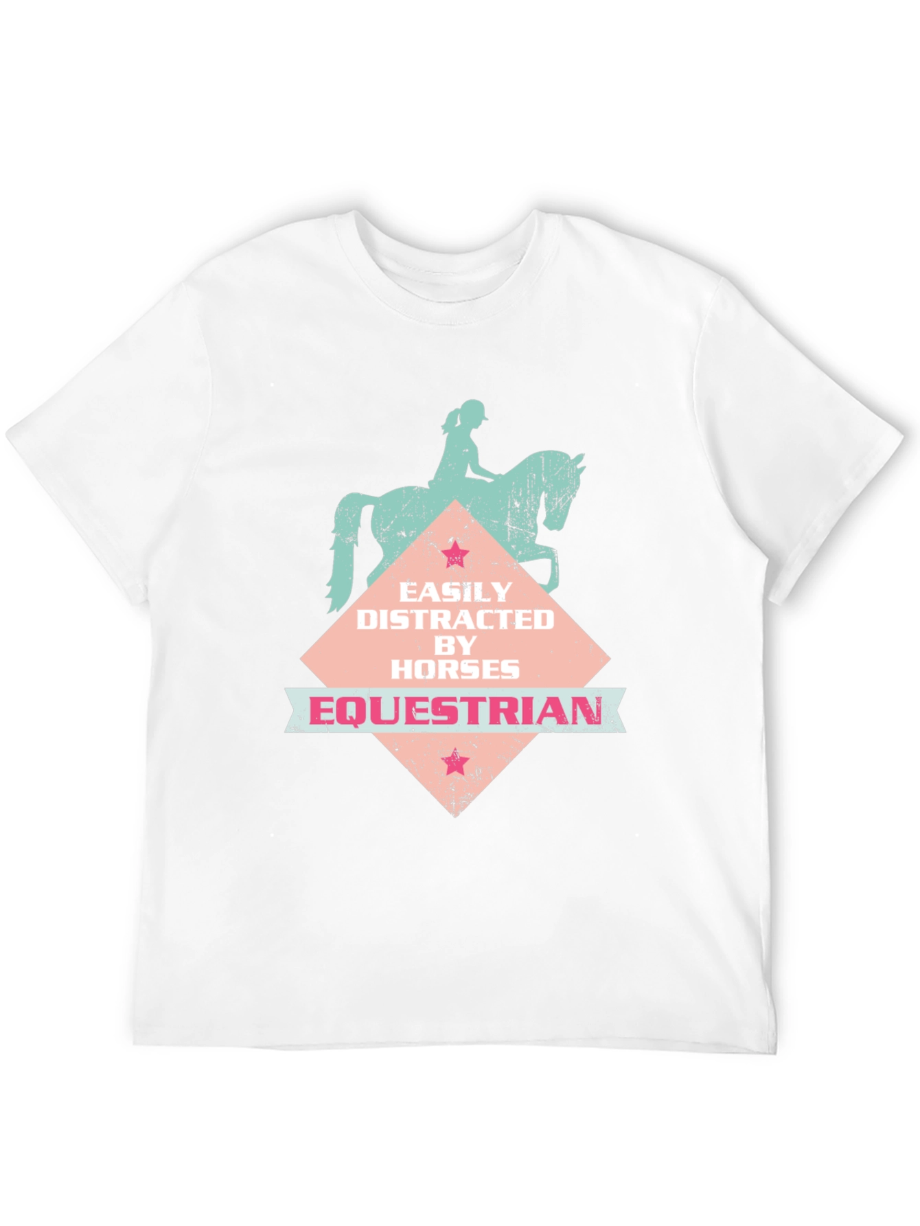 Black Equestrian Horse Lover Graphic T-Shirt view 12