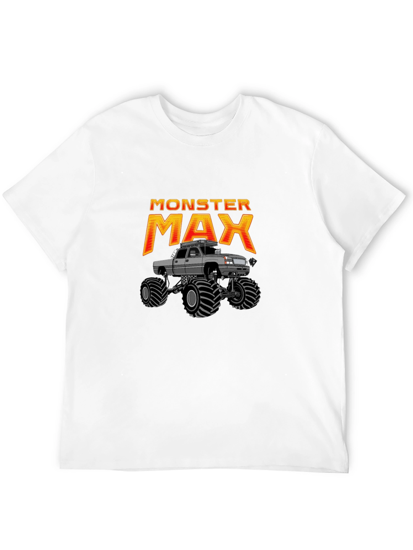 Black Monster Max Truck Graphic T-Shirt view 12
