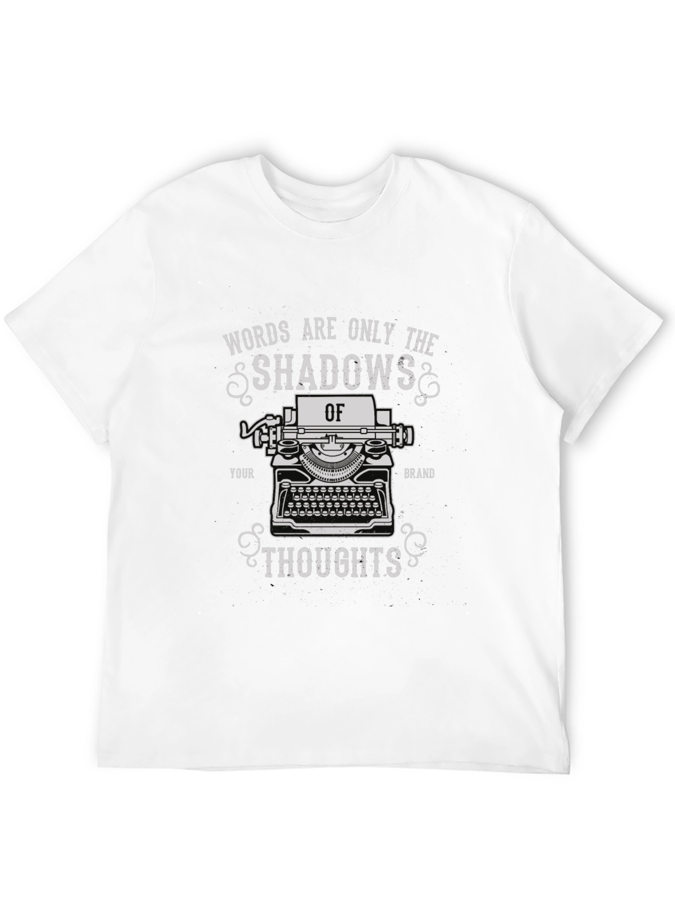 Black Shadows of Thoughts T-Shirt - Writer Inspiration view 12