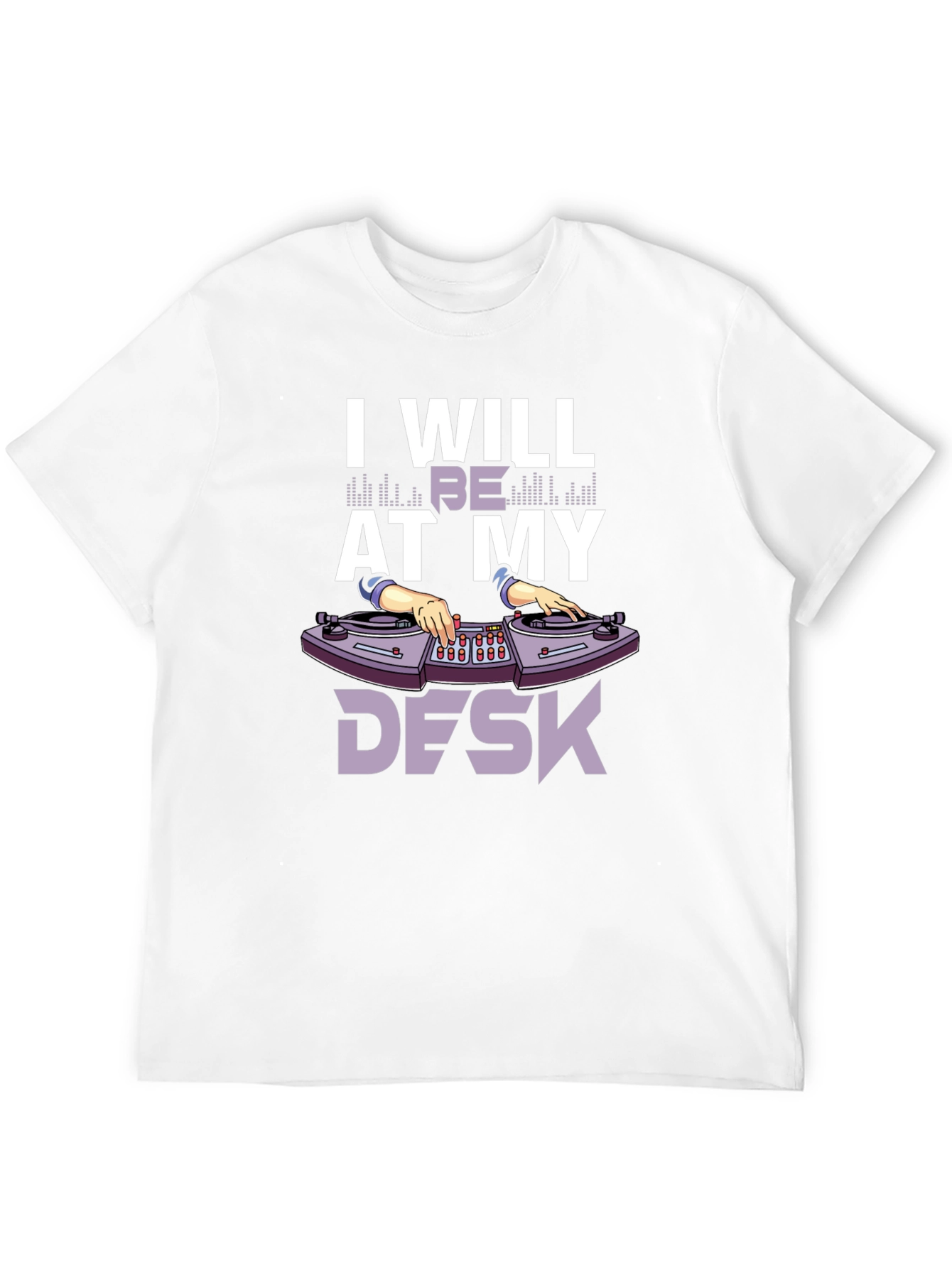 DJ Desk T-Shirt - Music Lover Tee - 12