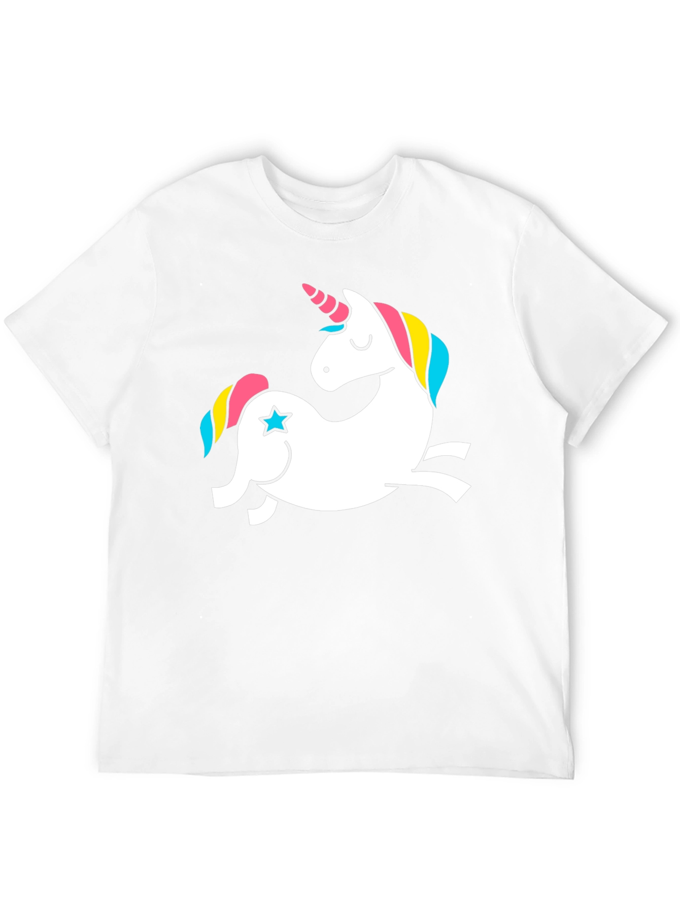 Black Unicorn Graphic Tee - Black Cotton T-Shirt view 12