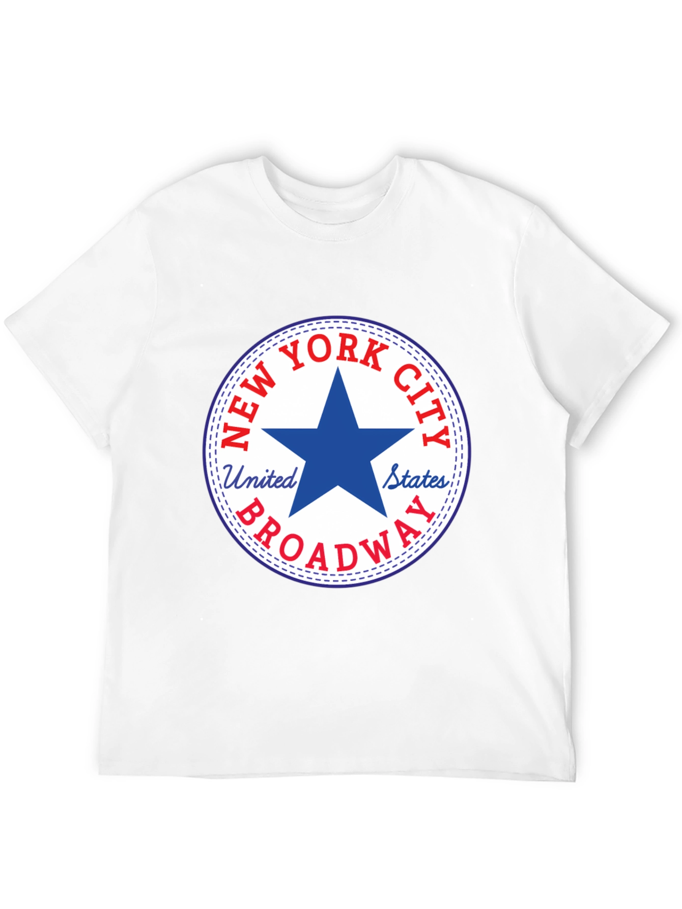 Black New York City Broadway Star Graphic T-Shirt view 12