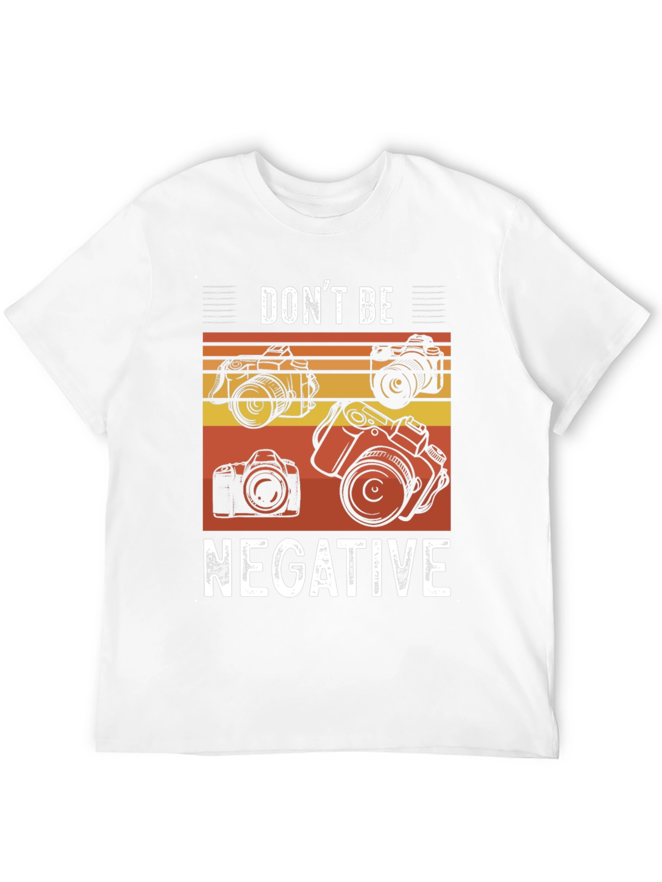 Black Don't Be Negative Camera Graphic Tee view 12