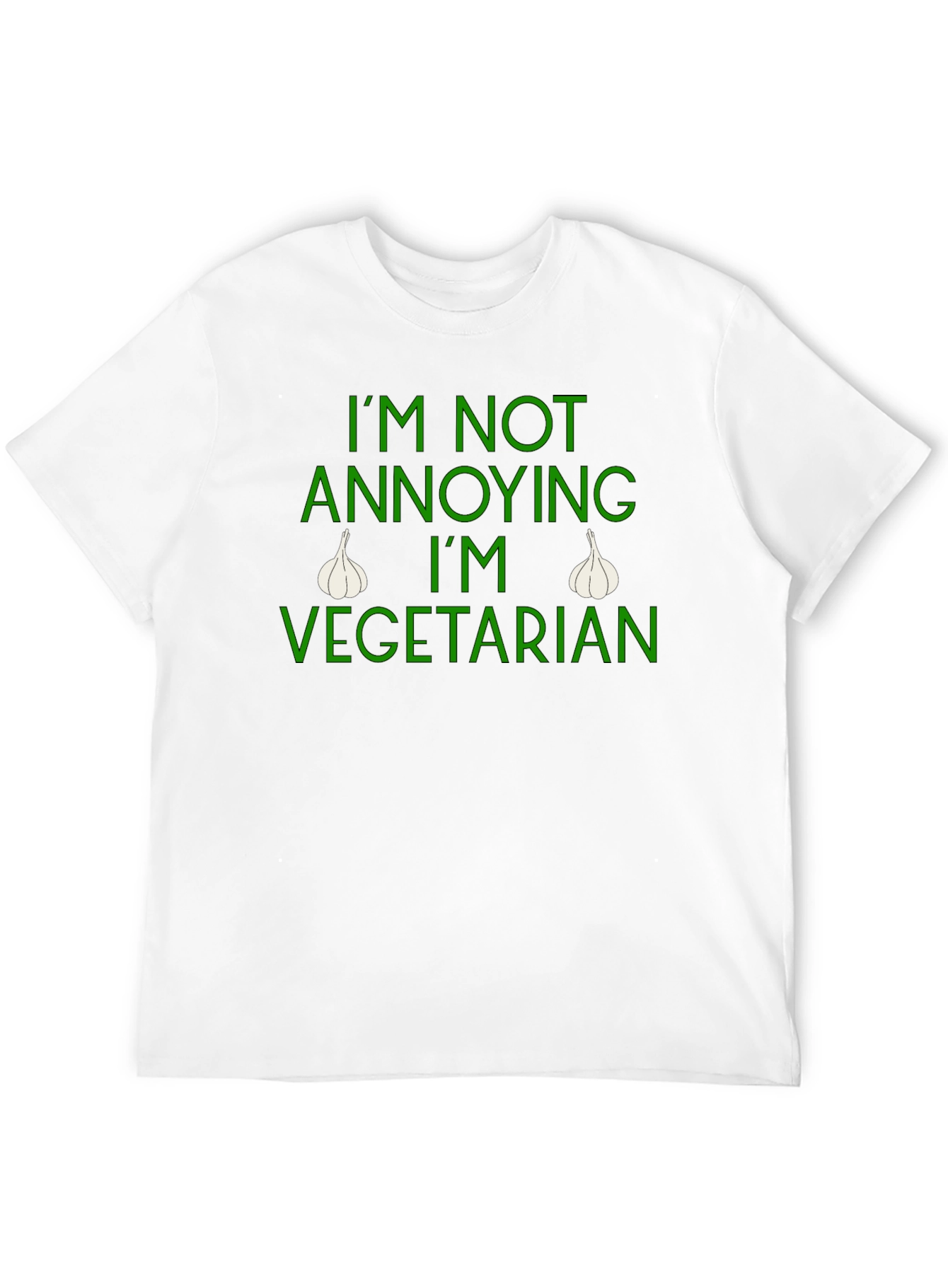 Black Funny Vegetarian T-Shirt view 12