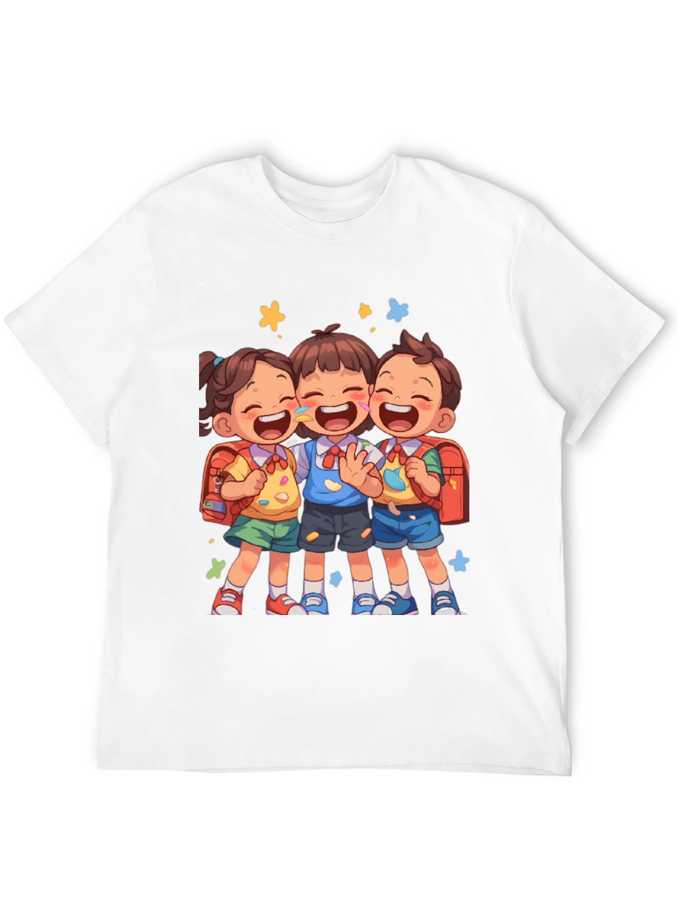 Black Kids Cartoon Graphic Tee - Back to School view 12