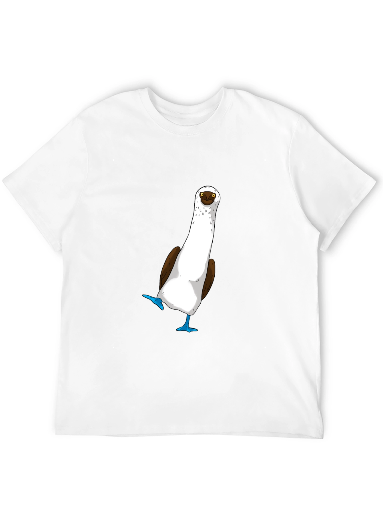 Black Blue-Footed Booby T-Shirt - Quirky Bird Tee view 12