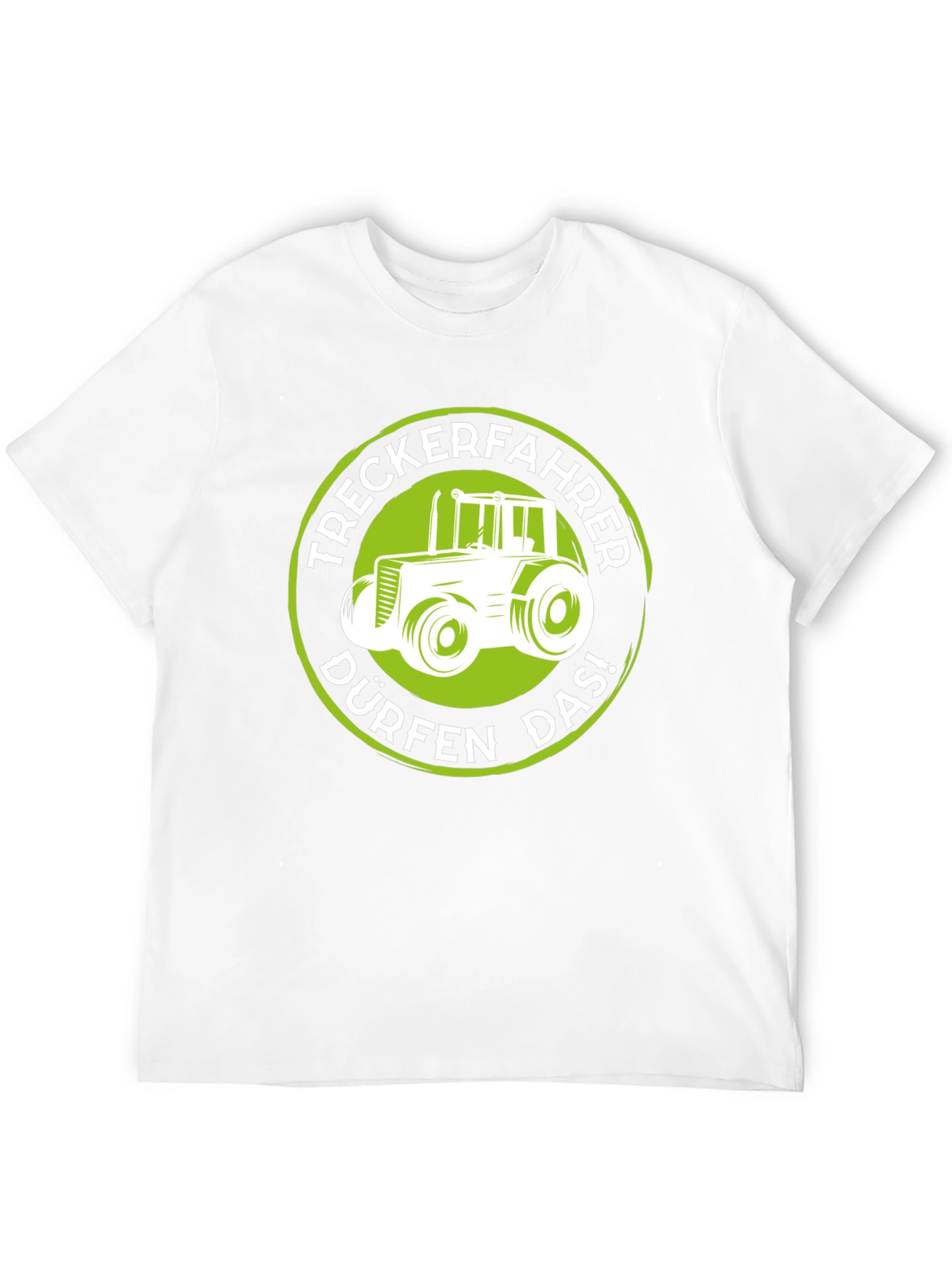 Black Treckerfahrer Tractor Graphic T-Shirt view 12