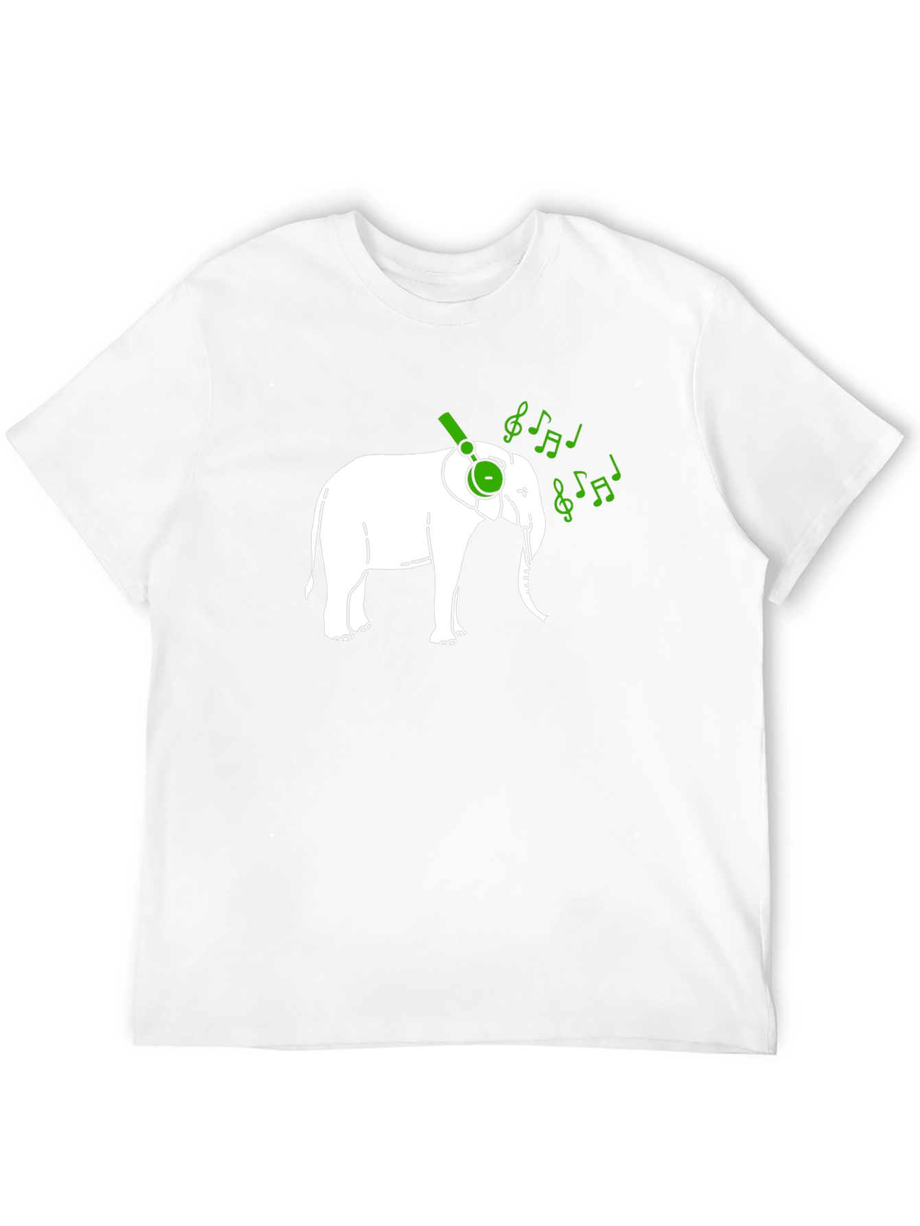 Black Musical Elephant T-Shirt - Hear the Beat! view 12