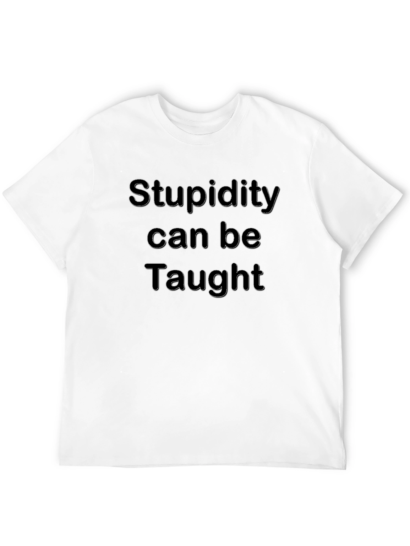 Black Stupidity Can Be Taught T-Shirt Humor Tee view 12