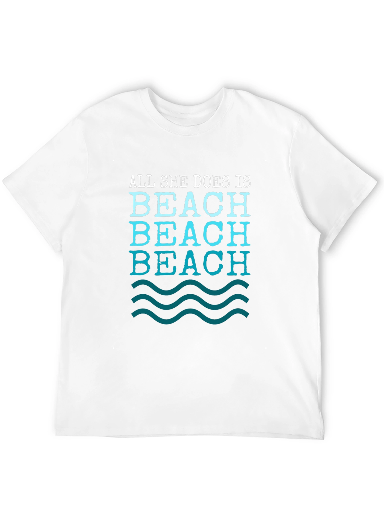 Black Beach Lover Graphic T-Shirt view 12