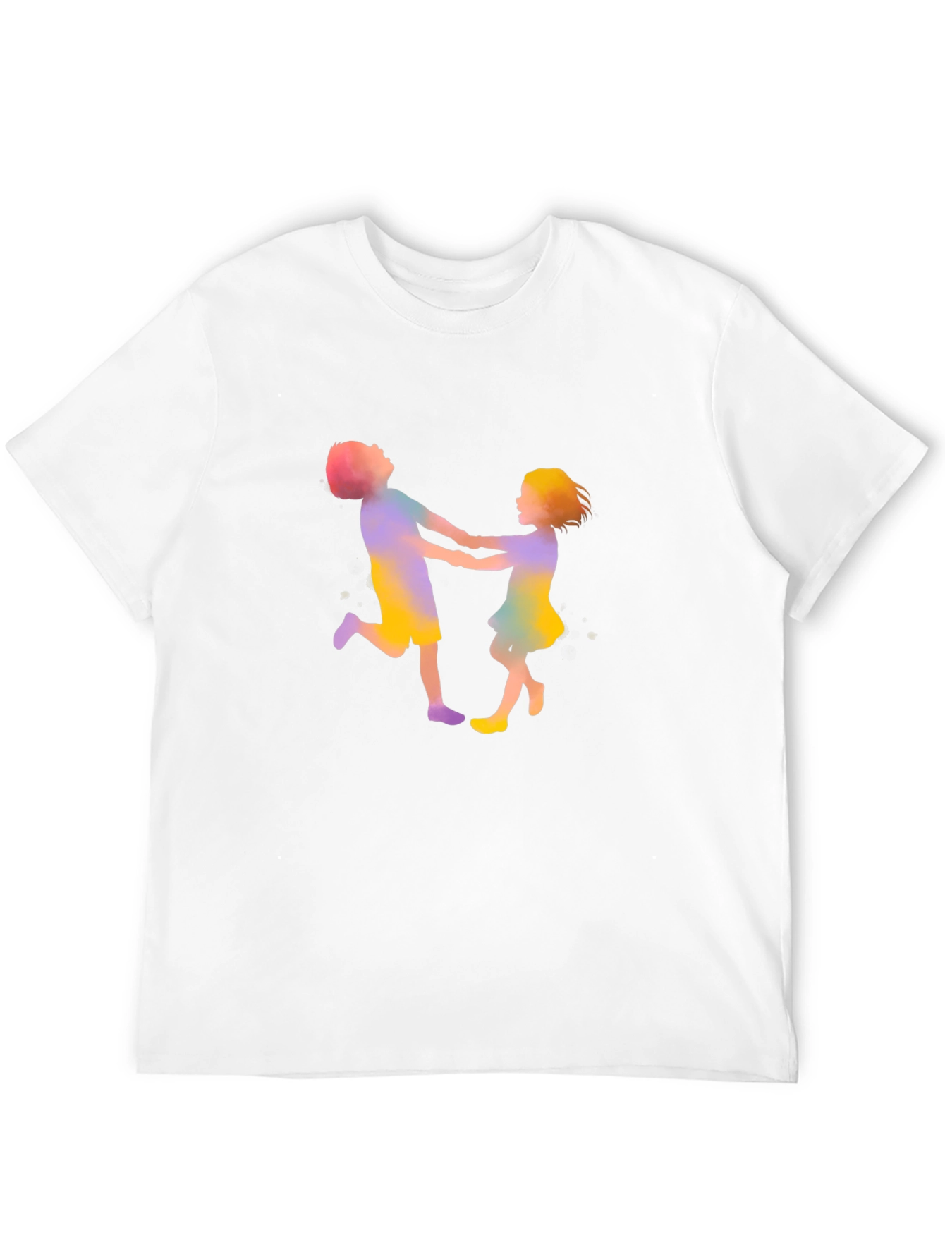 Black Colorful Kids Graphic Black Tee view 12