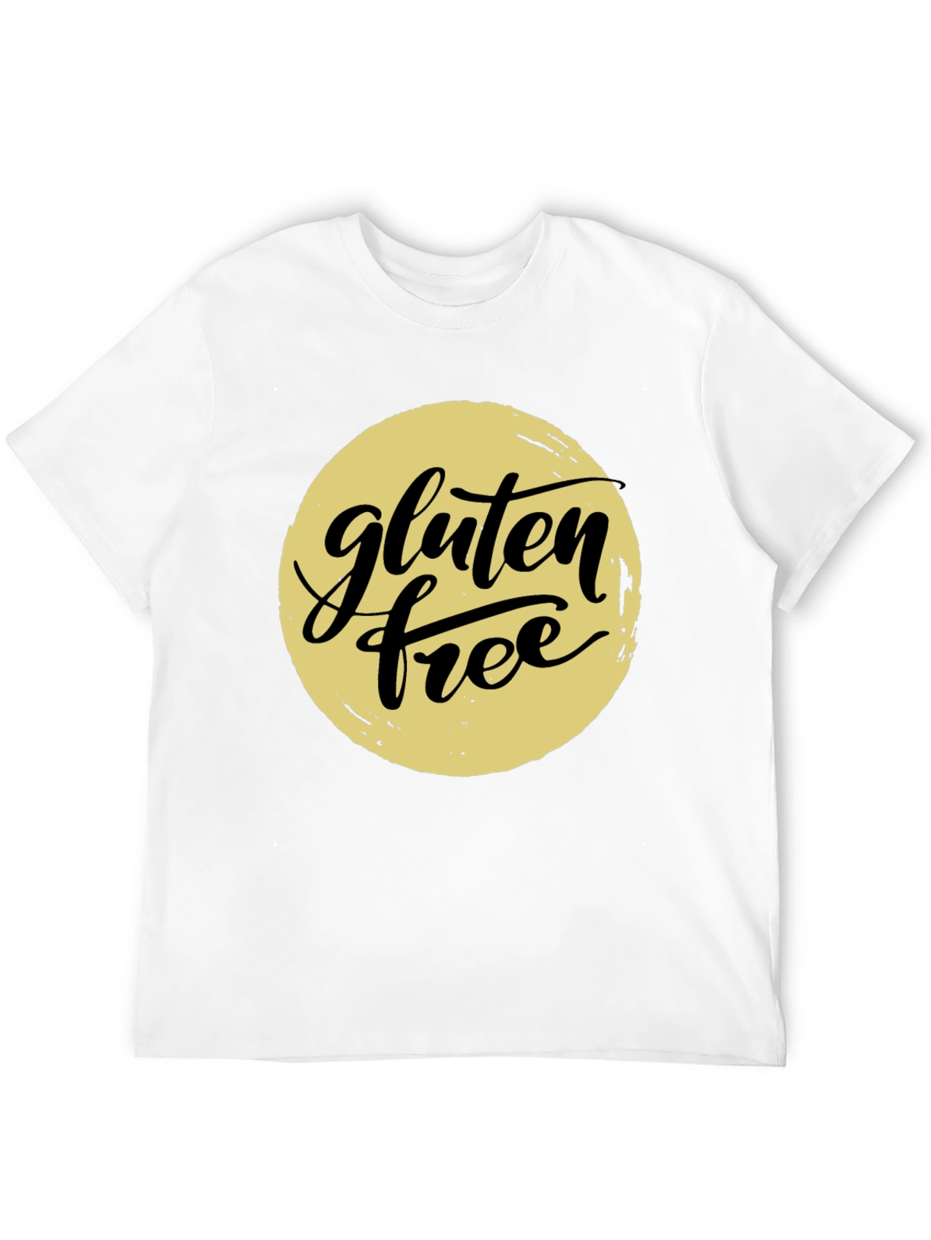 Black Gluten Free Graphic Tee - Trendy Unisex T-Shirt view 12