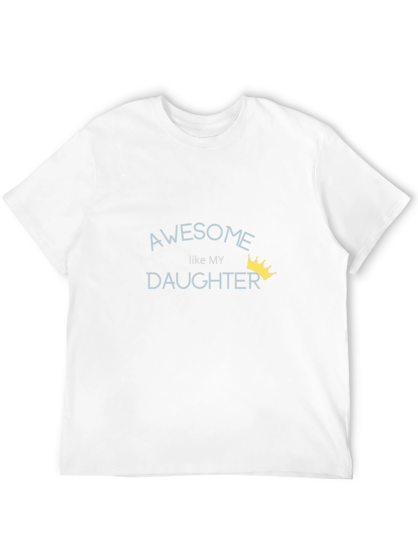 Black Awesome Like My Daughter Black T-Shirt view 12