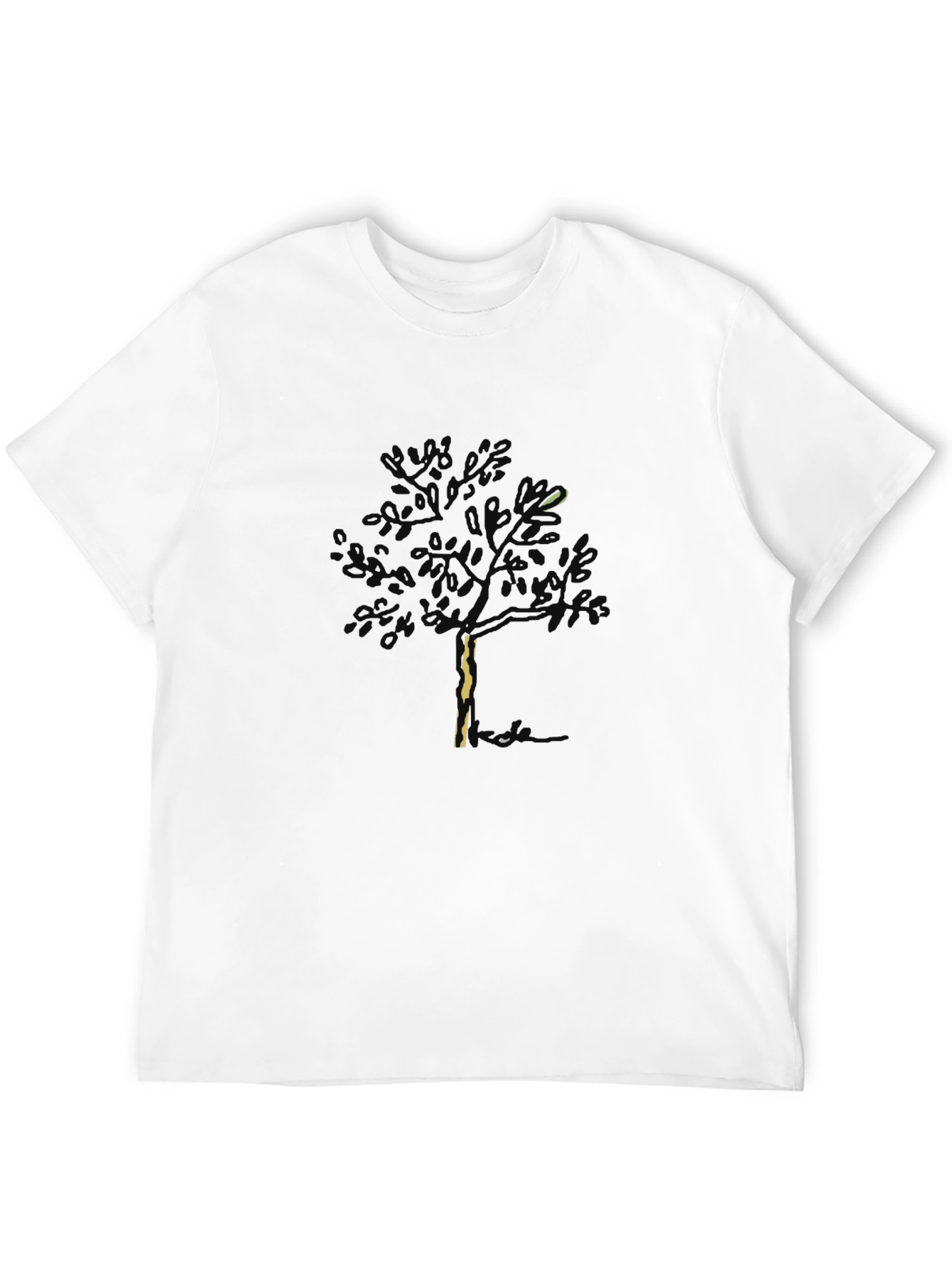 Men's Tree Graphic Black T-Shirt - 12