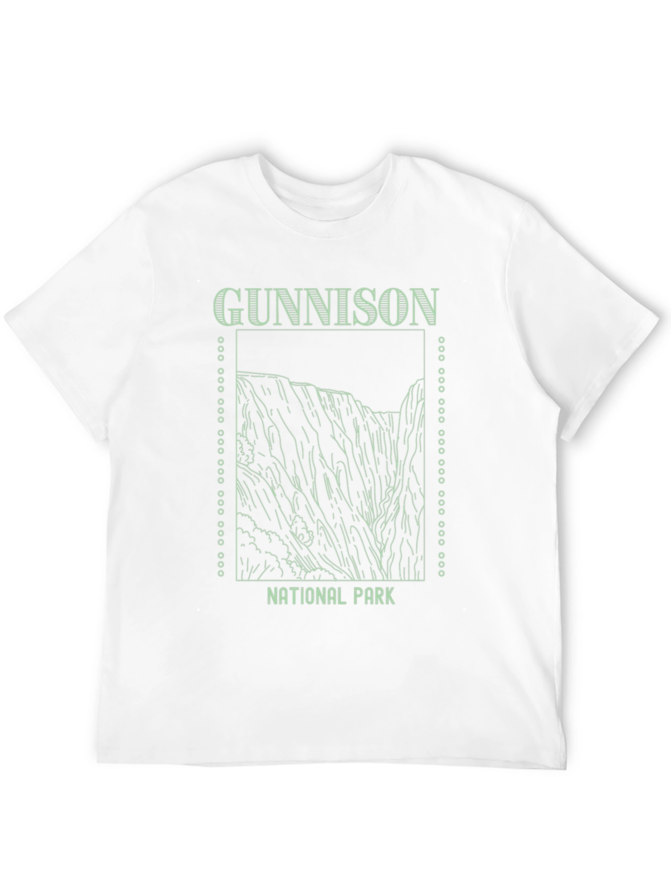 Black Gunnison National Park Graphic Tee - Black view 12