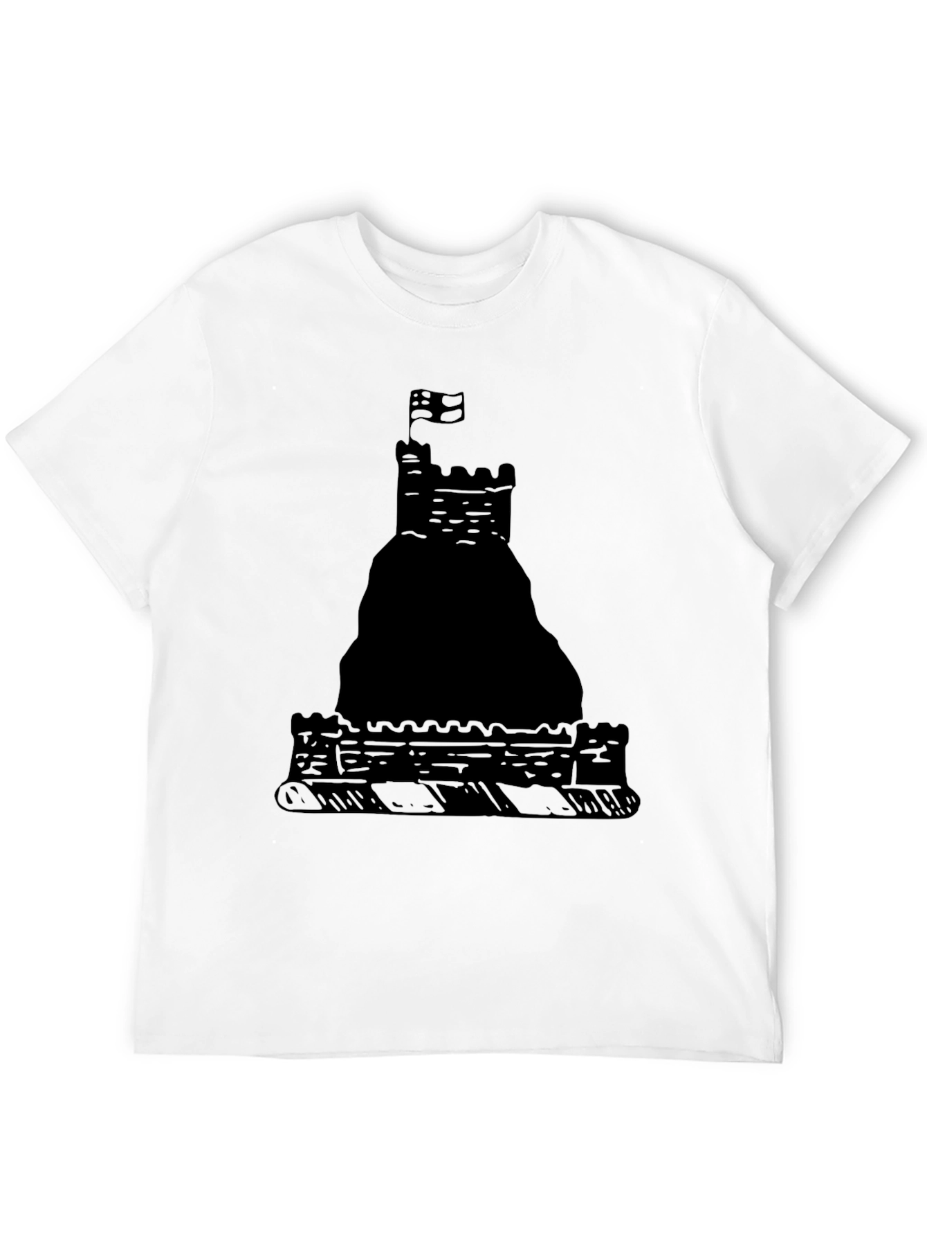 Black Black Castle Graphic Tee view 12
