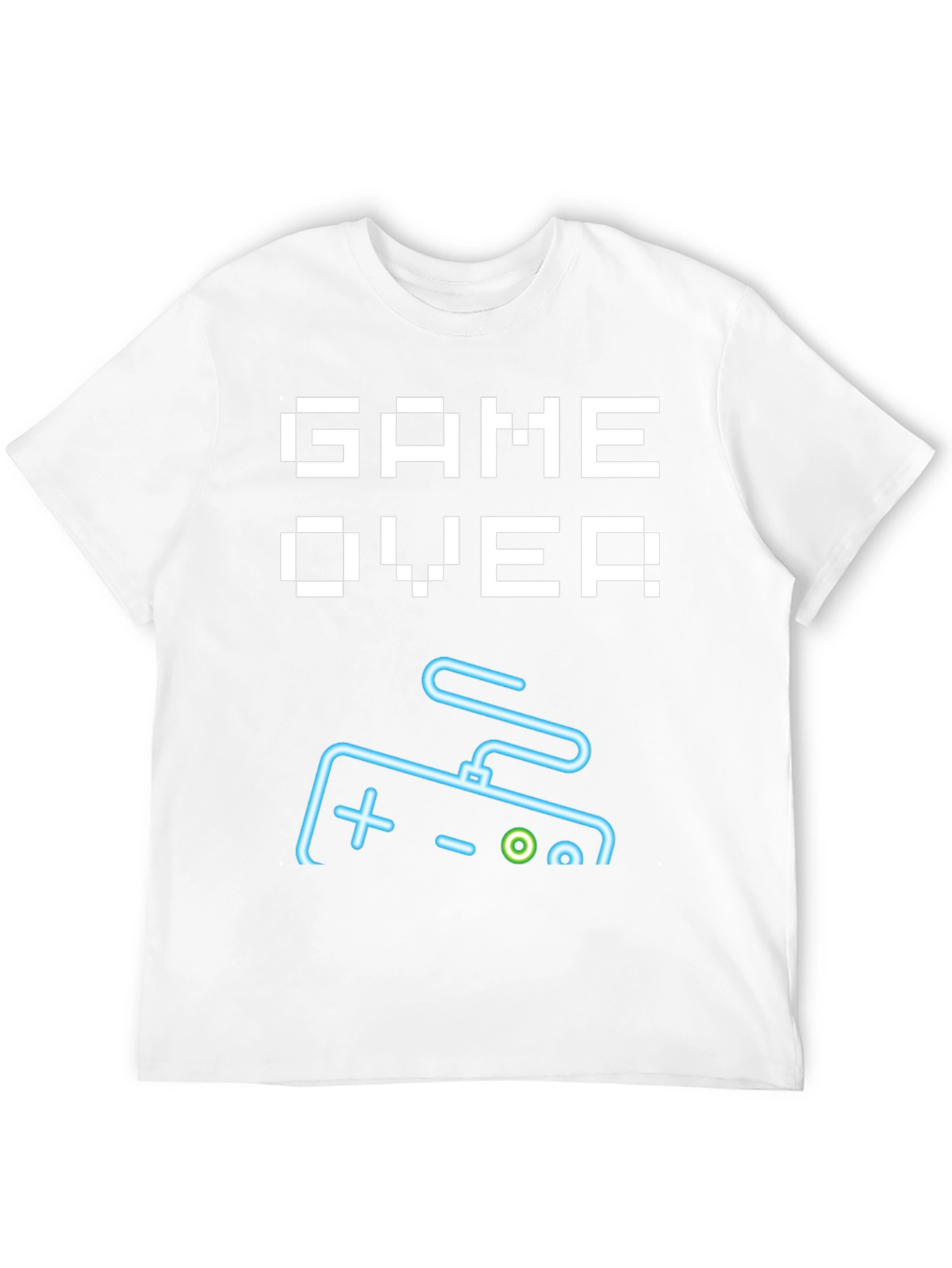 Black Game Over Controller Graphic Tee - Retro Gamer Style view 12
